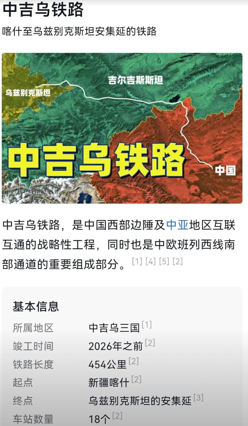 中吉乌铁路：等了28年终于动工！8.5厘米的差距，藏着大国博弈
 
1997年就