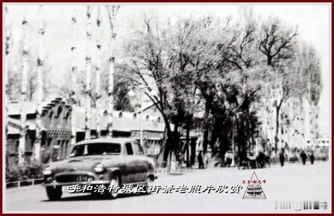 一张年代久远的旧照片：五六十年代照片 这是呼和浩特五六十年代的新华大街，具体是哪