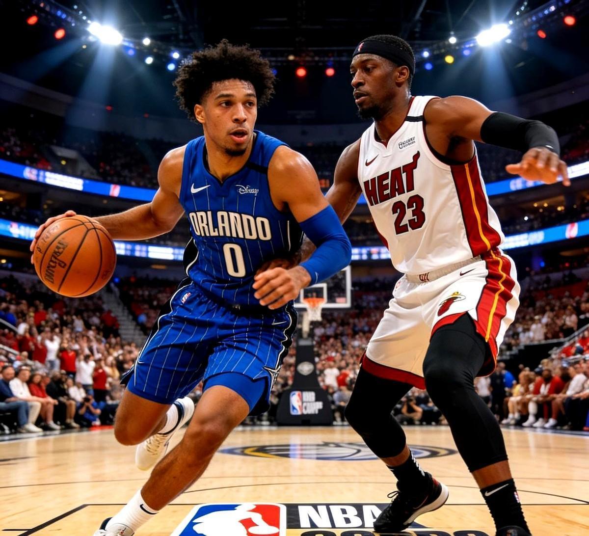 魔术这套五小阵容，直接把热火给整不会了。

班凯罗和卡特都下去歇着，魔术直接用一