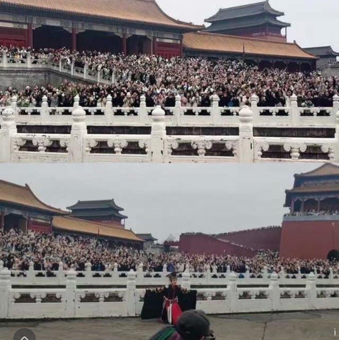 成毅《两京十五日》朱瞻基登基路透，喜茶的人好多啊！好华贵大气！！