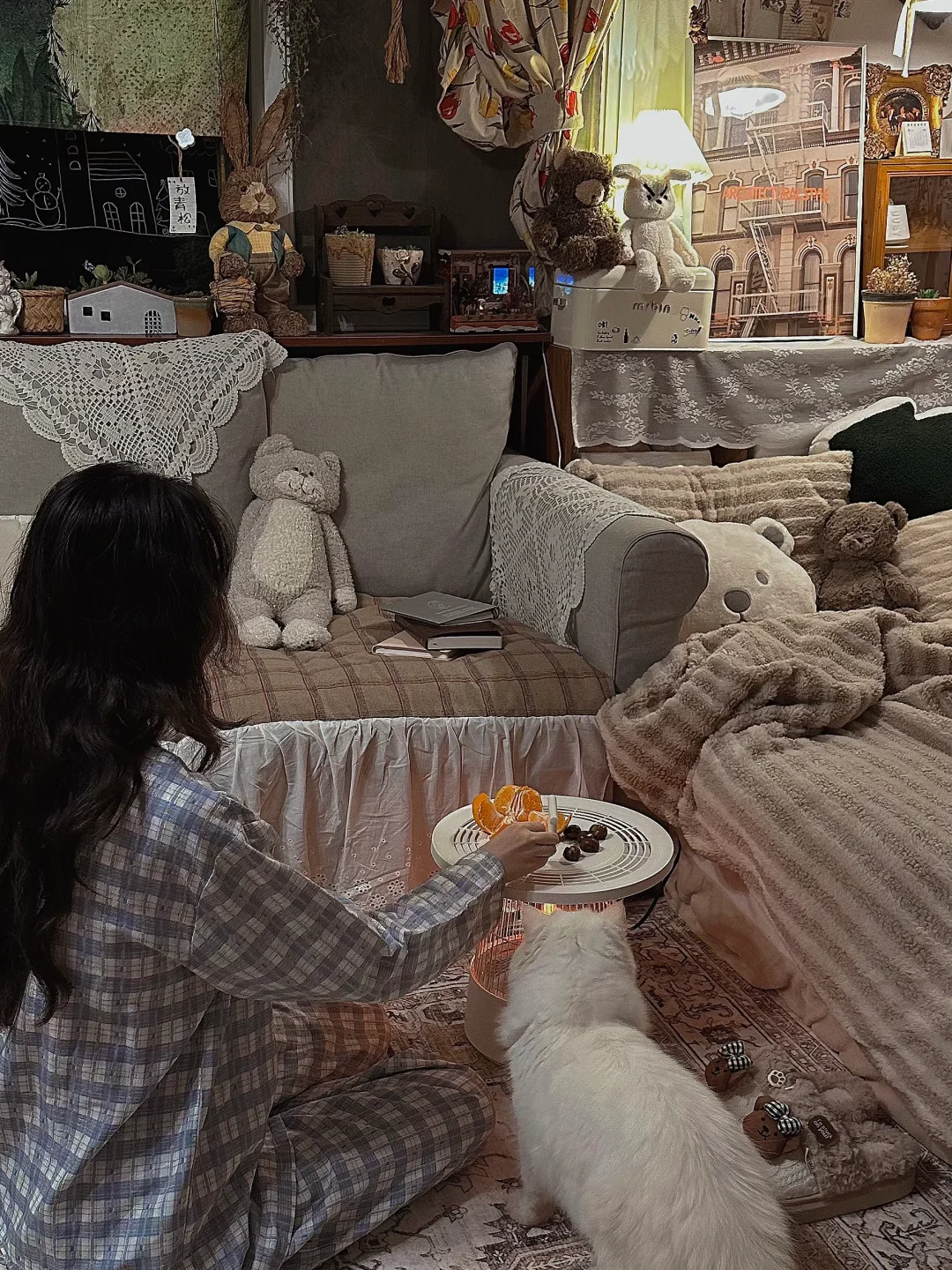 宅在奶油栗子味小屋的夜晚🌰 ‧₊ ˚