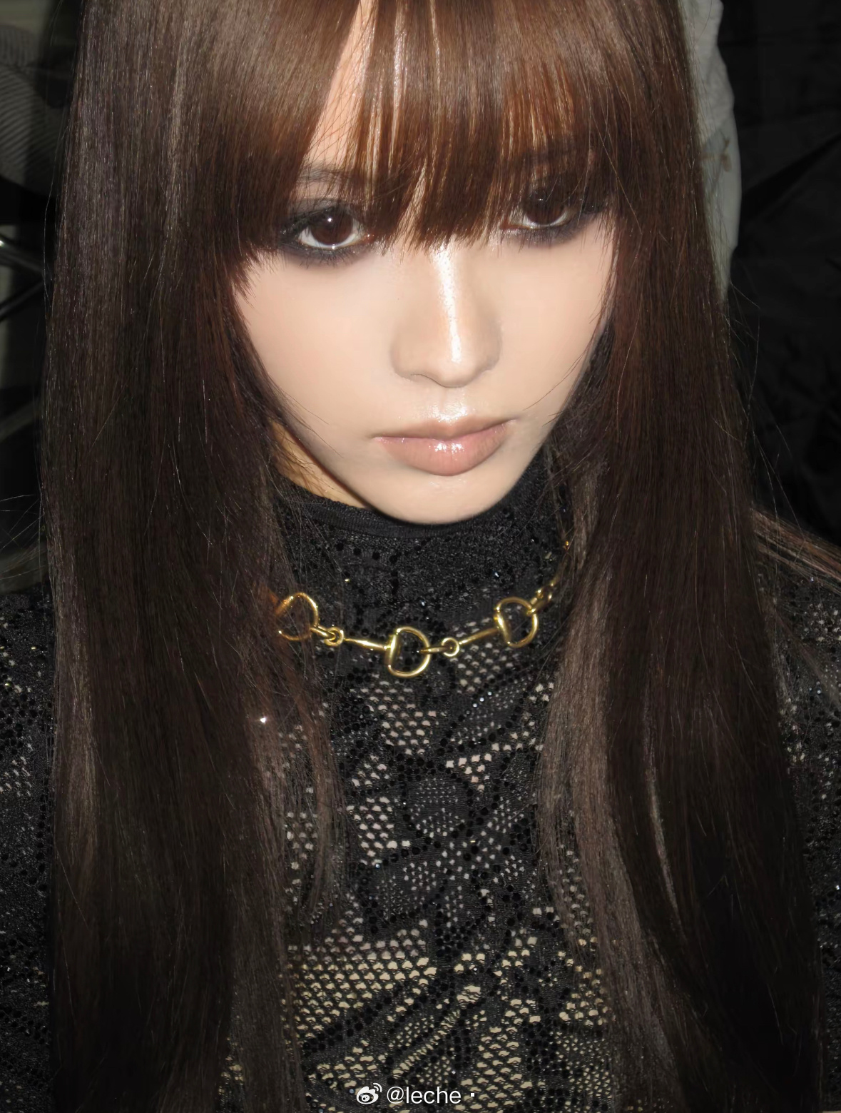 我去田曦薇Gucci新妆造差点没认出来烟熏妆帅爆了 
