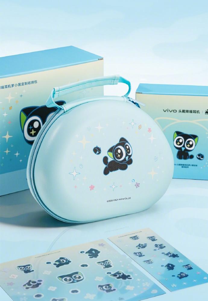 vivo可以啊，上线了和罗小黑联名的头戴降噪耳机，这个小耳朵好可爱[期待] ​​