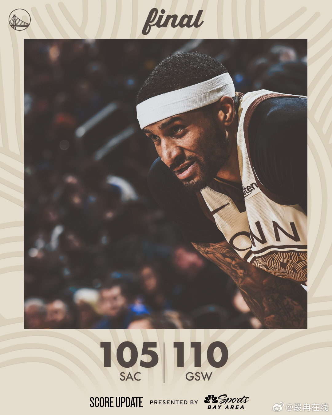 勇士力克国王，快船击败独行侠。所以勇士已经锁定了西部第十的位置。勇士需要拿下两轮