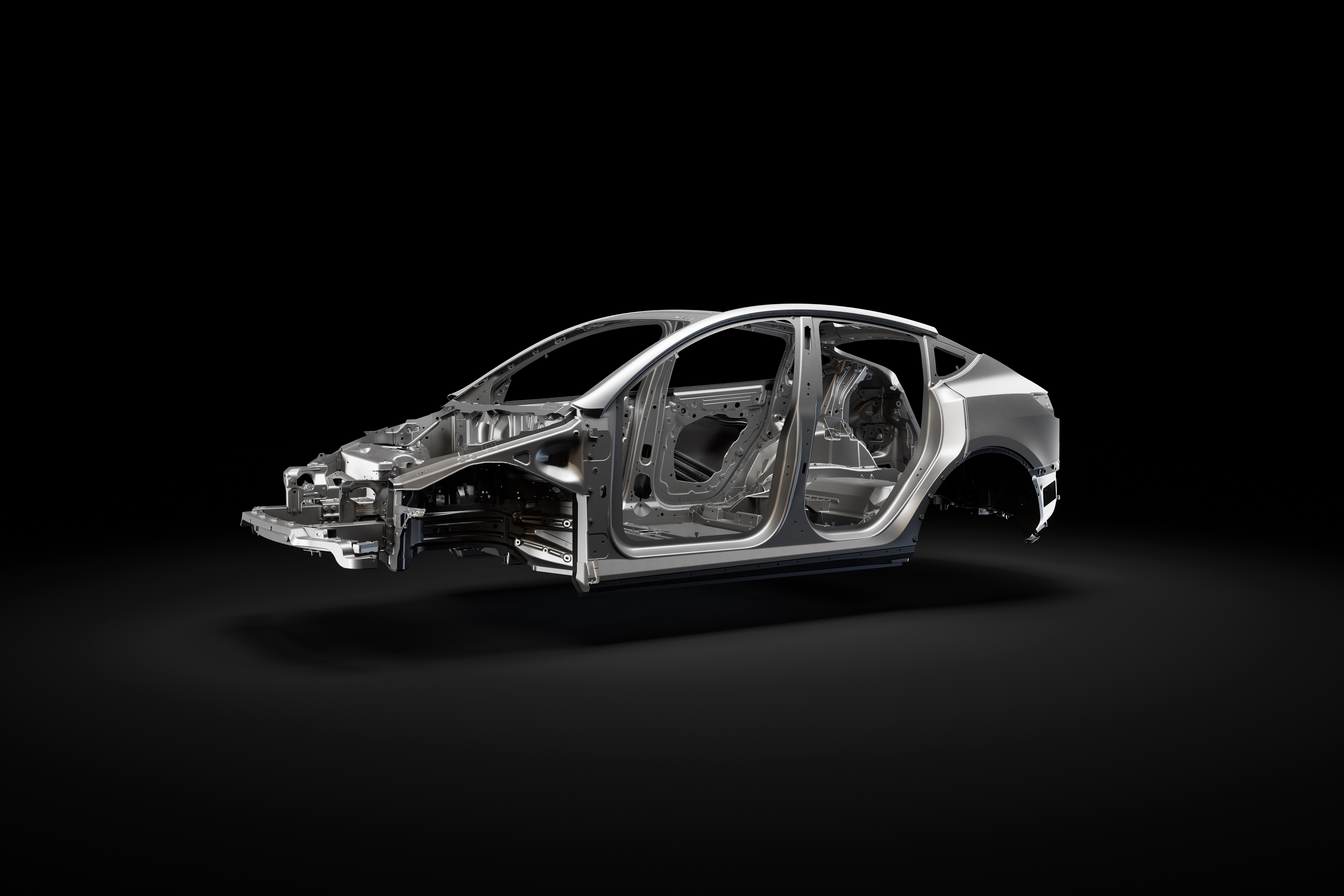 带大家深度解析一下 Model Y 的白车身。别看它只是一副“骨架”，这里面全是