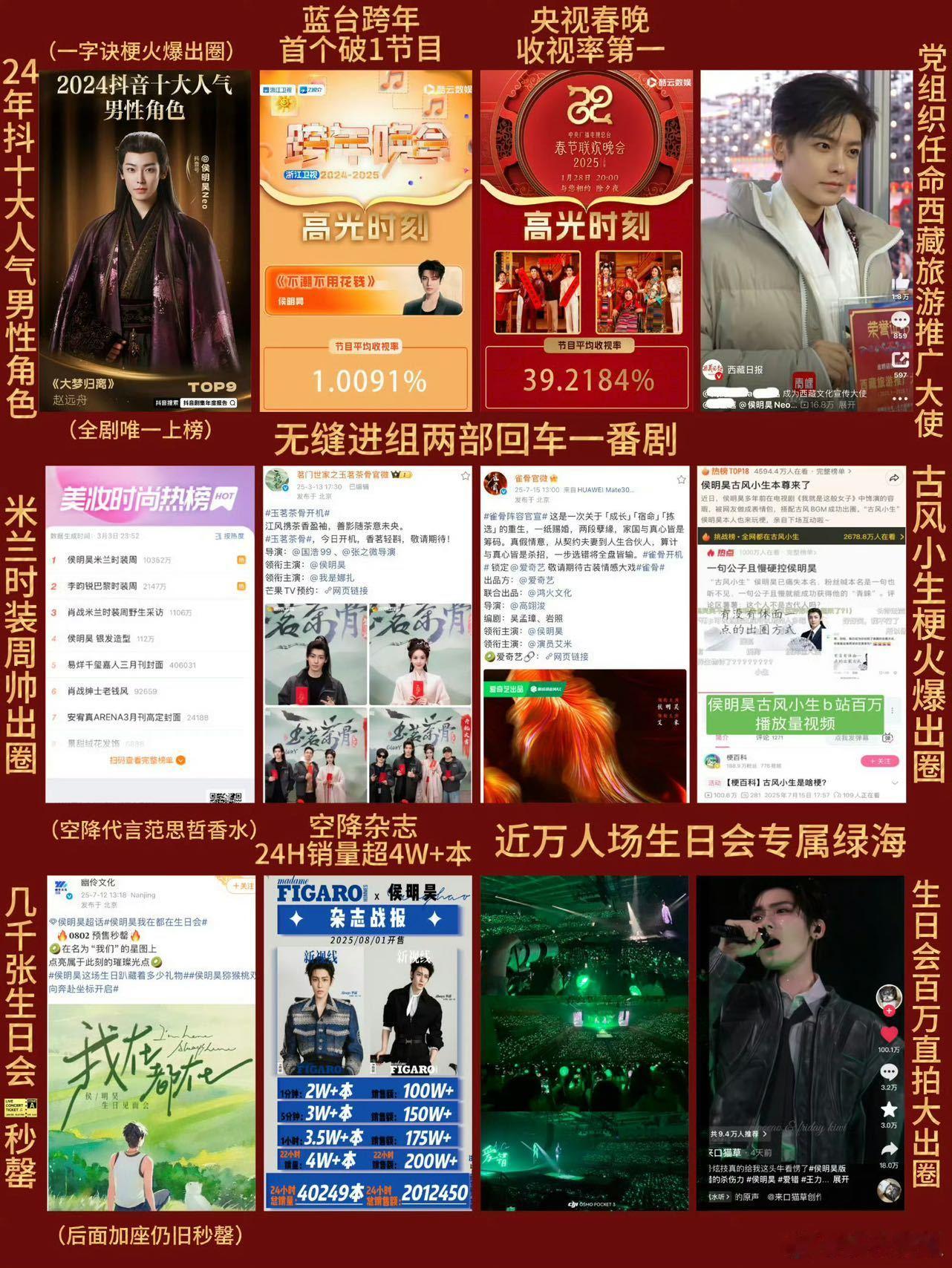 怎么还在提花少6 的陈年旧事啊，小侯下完节目就认真搞事业了，大梦归离和异人之下2