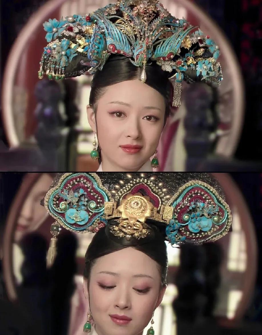 重温《甄嬛传》总觉得哪儿不对——华贵妃时期的头饰明明比后来贵妃时期的华丽多了，是