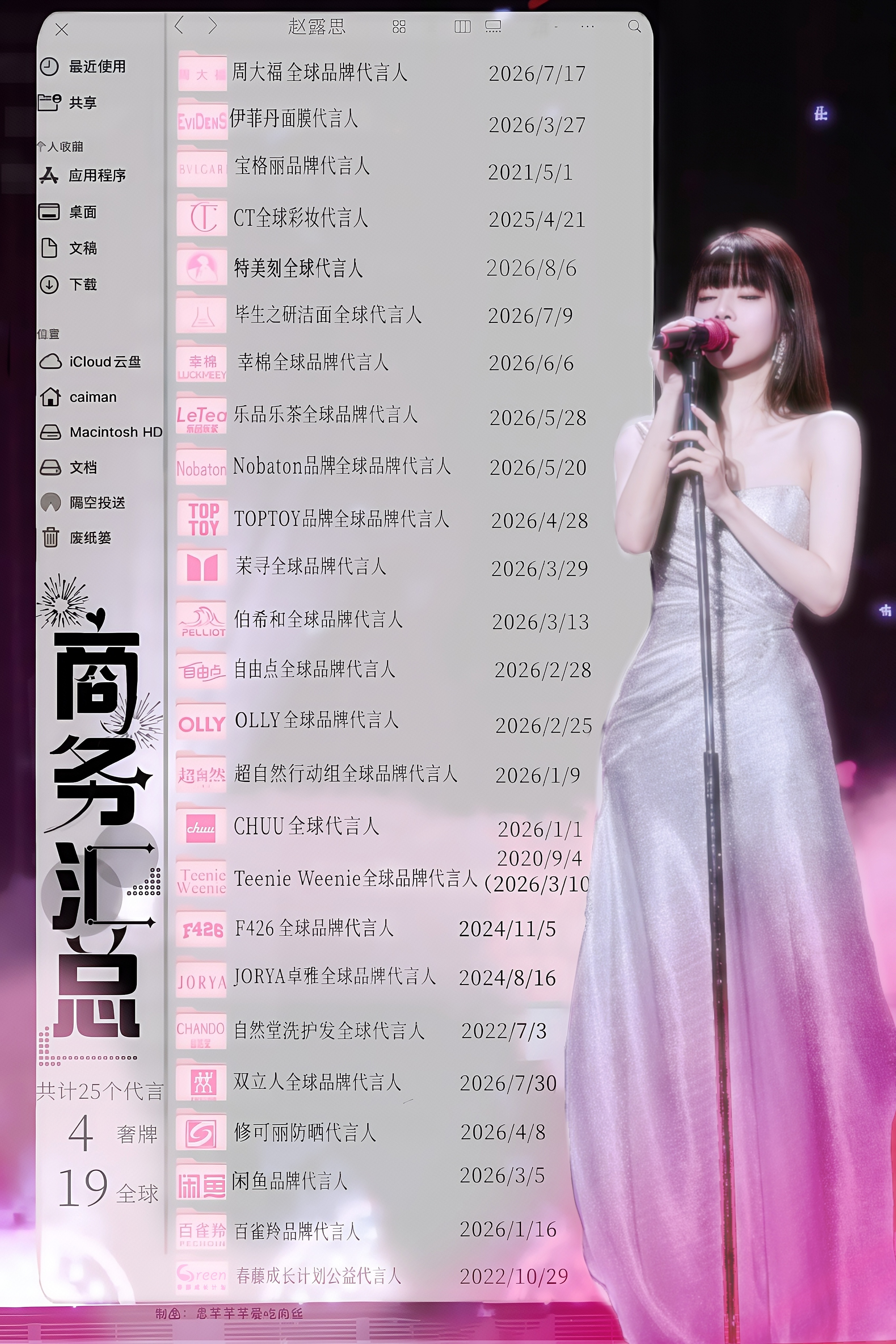 赵露思 商务汇总  专栏 · 思芊滴产出合集～💞