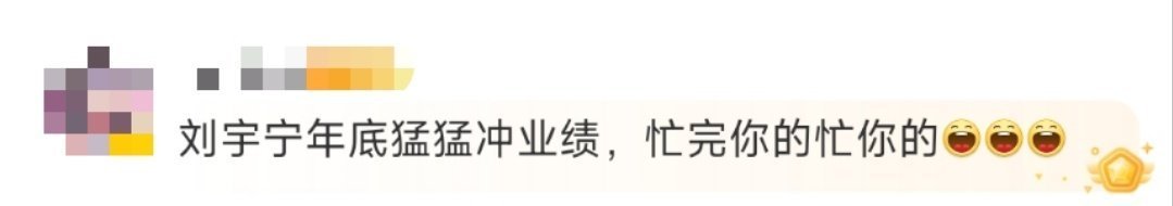 刘宇宁忙完你的忙你的 盘了一下刘宇宁近期的业务，一整个就是忙完你的忙你的。别人冲