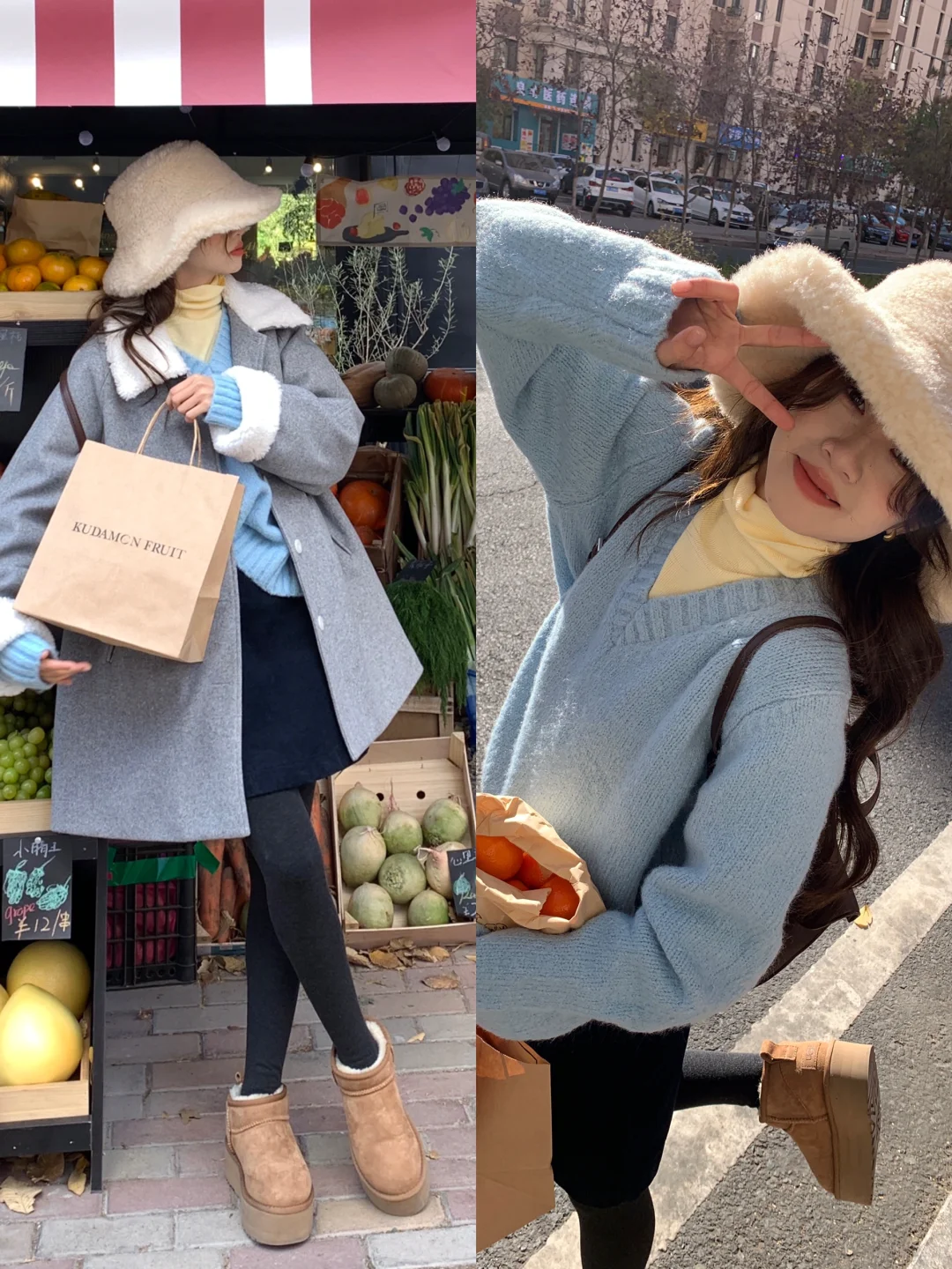 OOTD｜冬季的韩里韩气日常穿搭