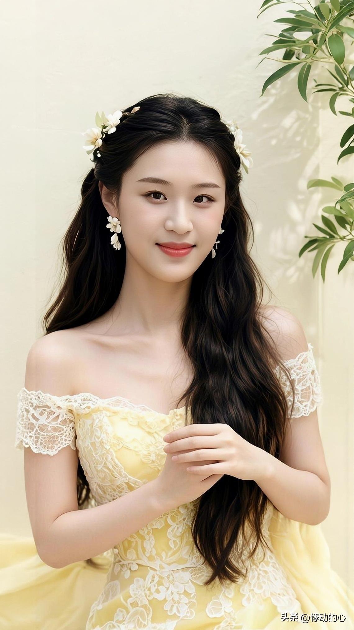 阮郎归·春日
 
黄衫轻透雪香肤，
花簪缀鬓梳。
笑涡浅露意如初，
风柔绕玉肤。