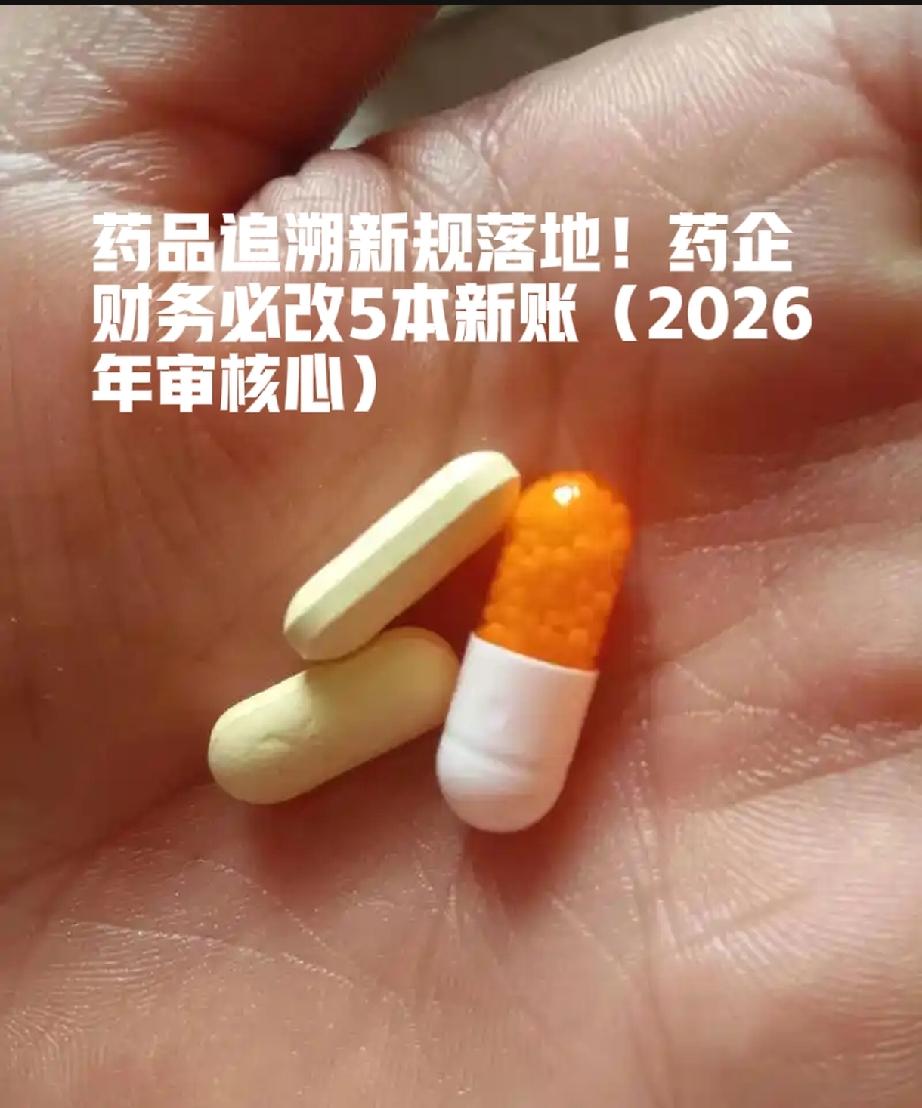 药品追溯新规落地！药企财务必改5本新账（2026年审核心）
 
老话讲：马走日，