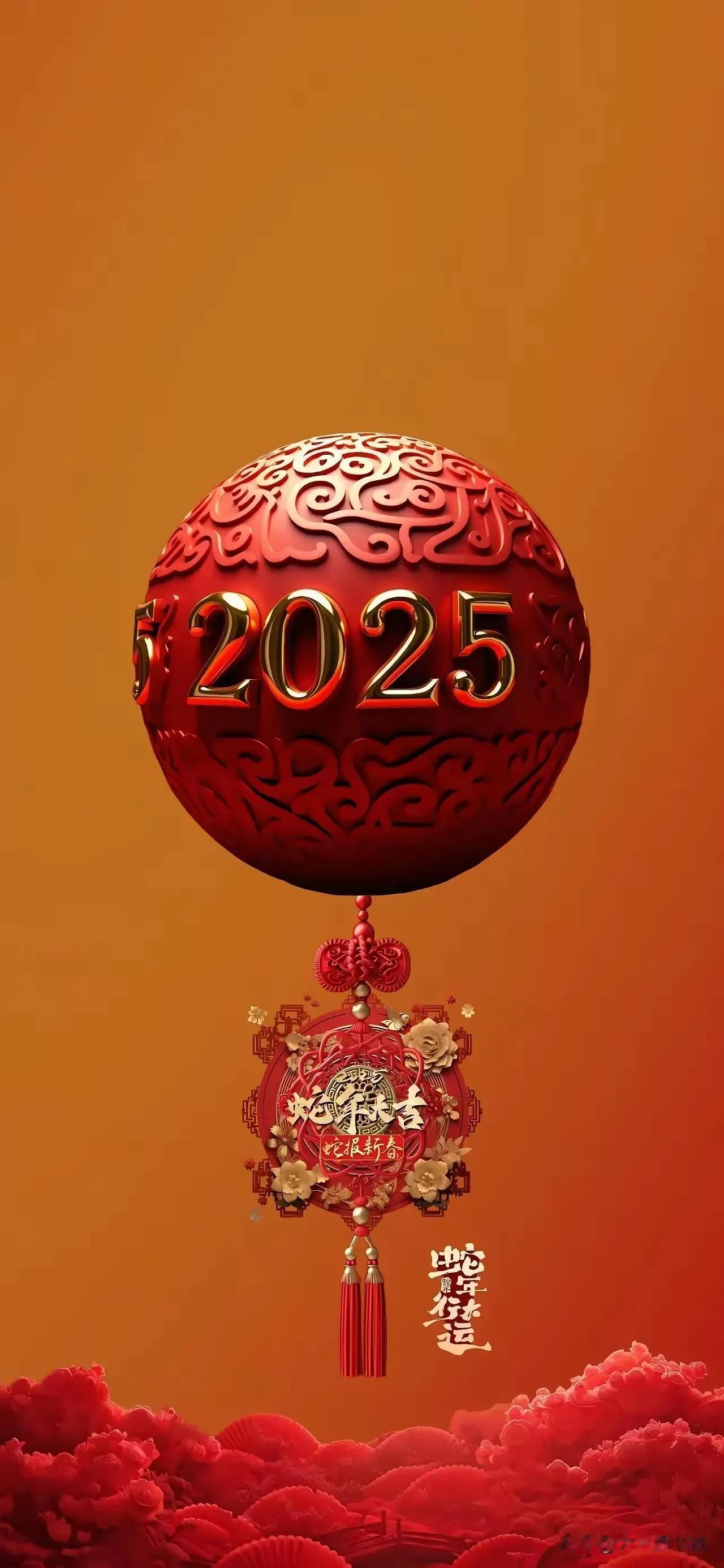 人生，本就苦乐参半，
祝福我的2025元气满满。