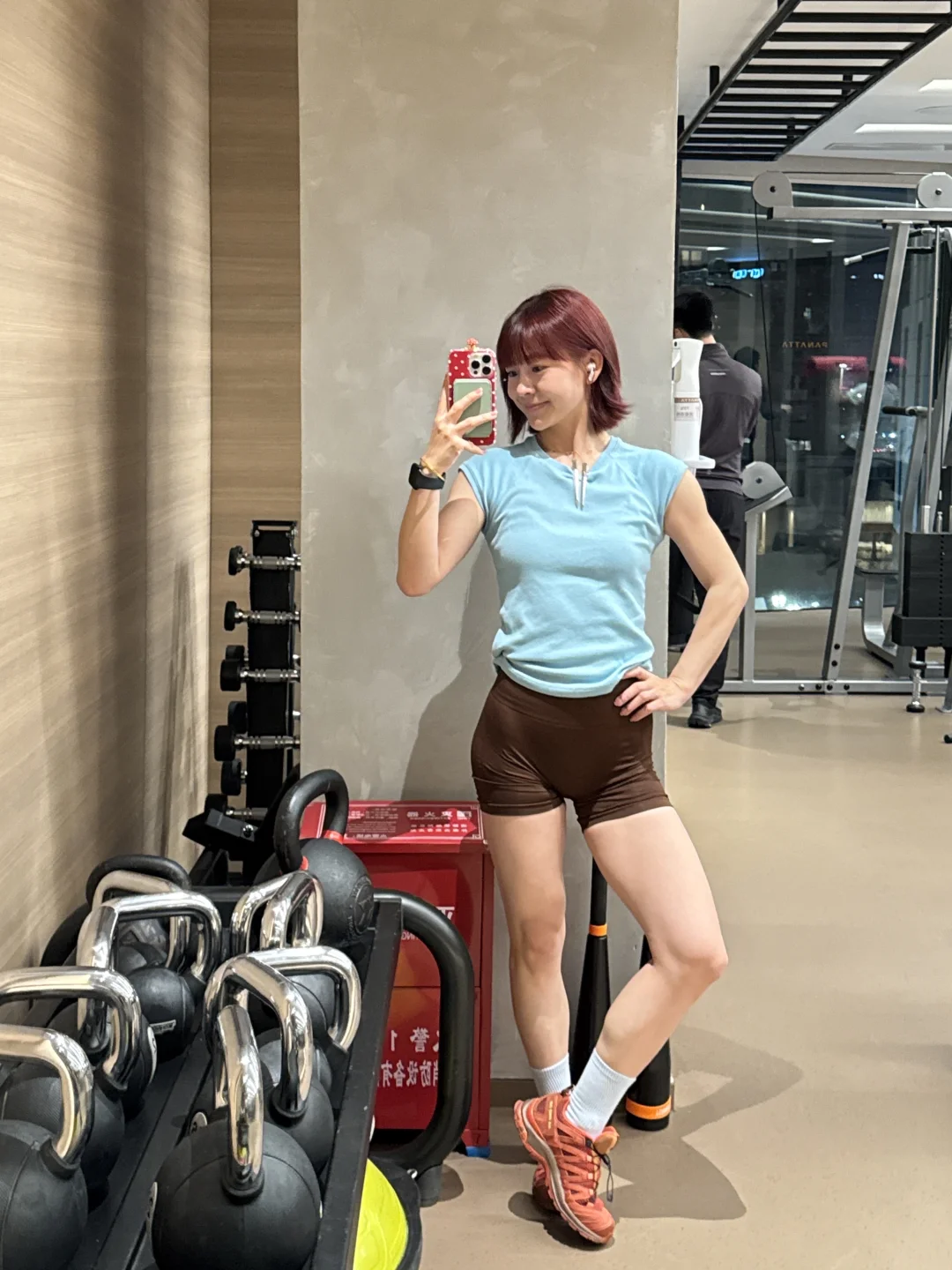 在健身房被女孩子夸了☺️