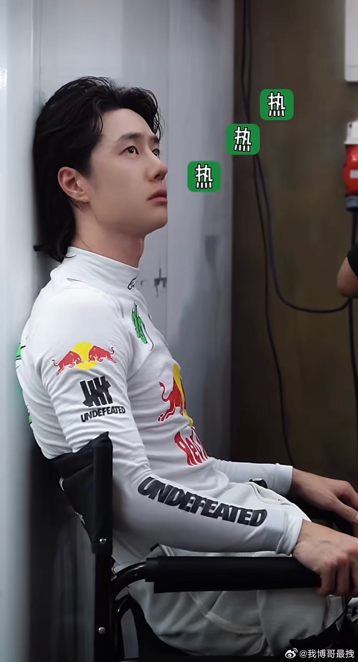 85RACING 💚王一博赛道平安 热坏宝宝博了🥺🥺🥺 好想你