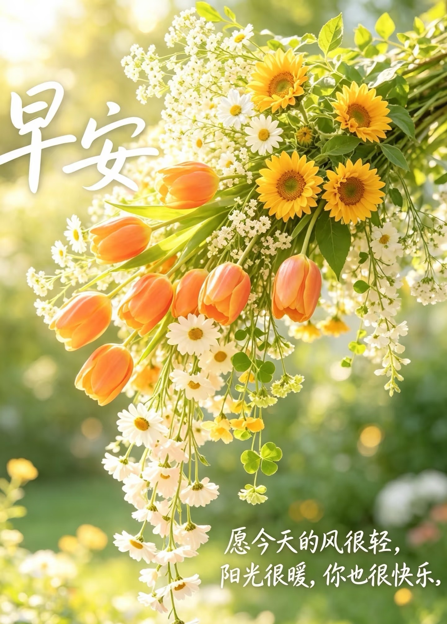 早安 晨风拂动庭柯，朝露浸润繁花。八月的时光缓缓前行，不追浮华虚名，安守内心澄澈