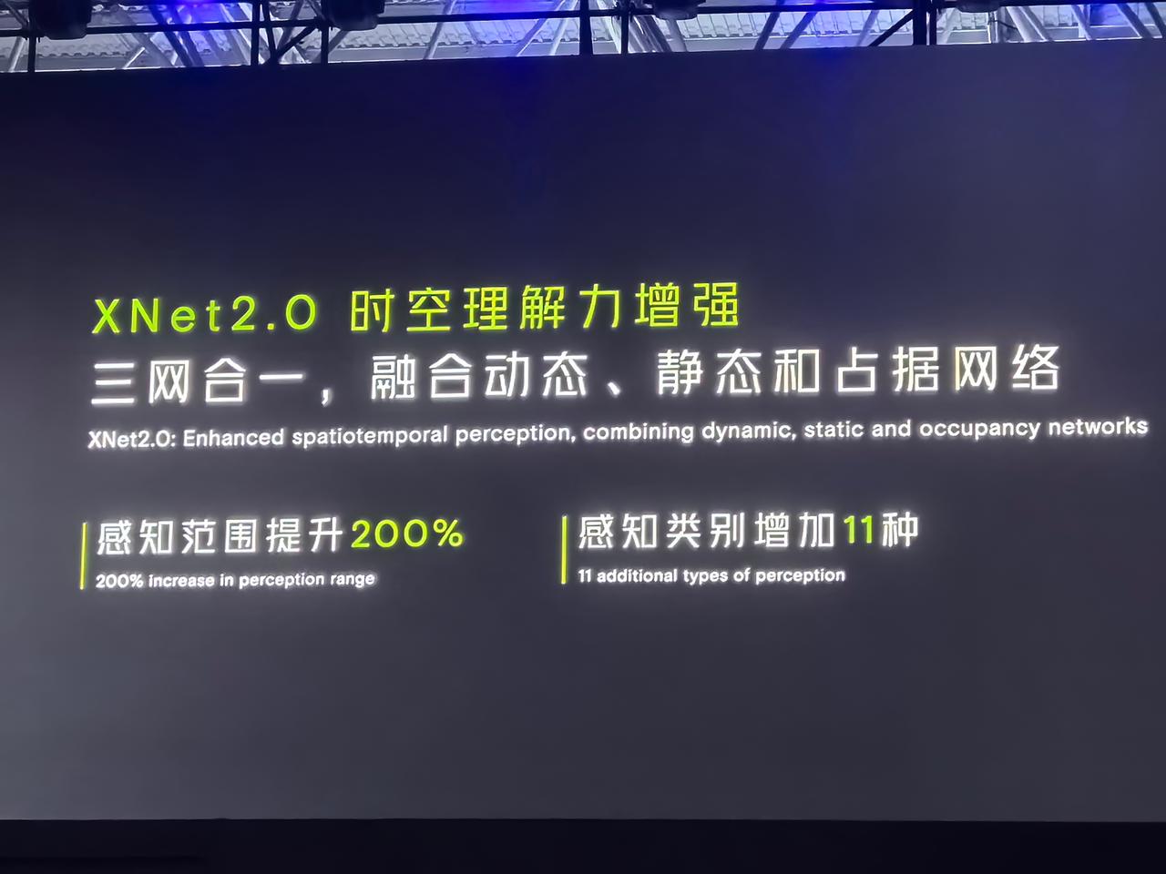 XNET 1.0，大家可以理解为“小鹏玩转了BEV鸟瞰图”

XNET 2.0，