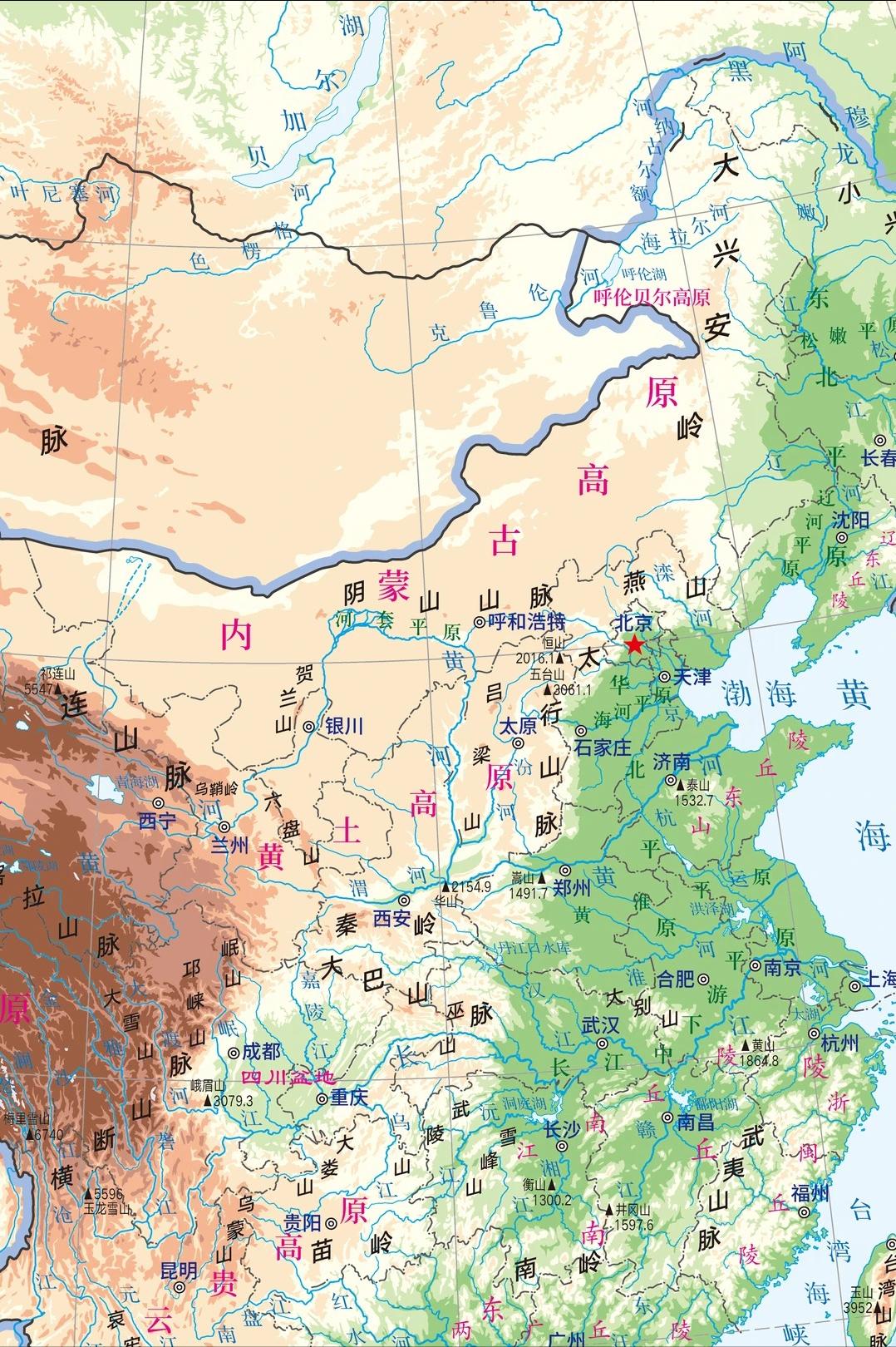 黄淮海平原到现在还散落着盐碱地和沙土，长江沿岸古时候是云梦大泽，东北的北大荒也只
