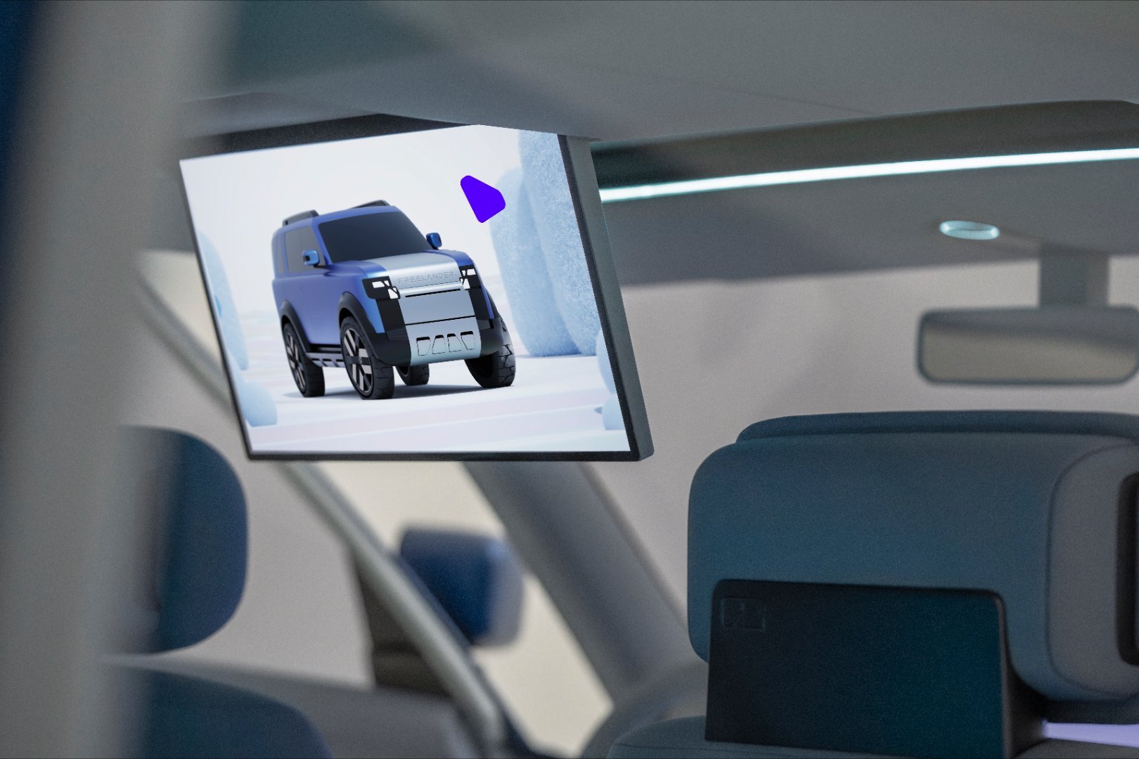 FREELANDER神行者的内饰设计细节大家感受一下新能源路虎太惊艳了智能化路虎