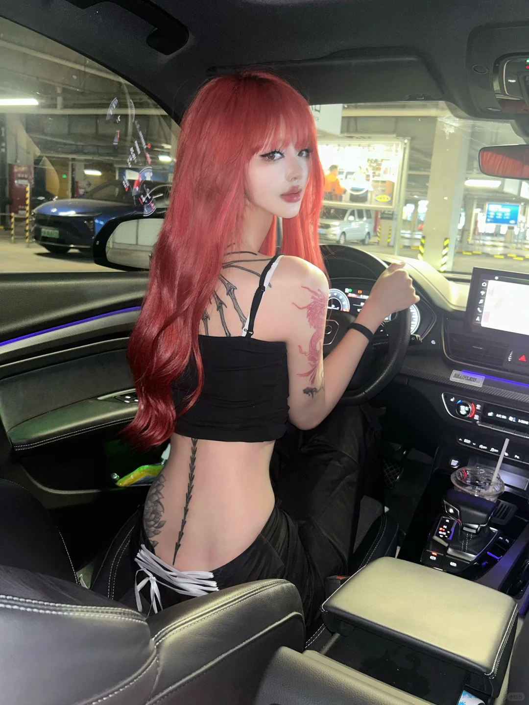 好喜欢后背纹身