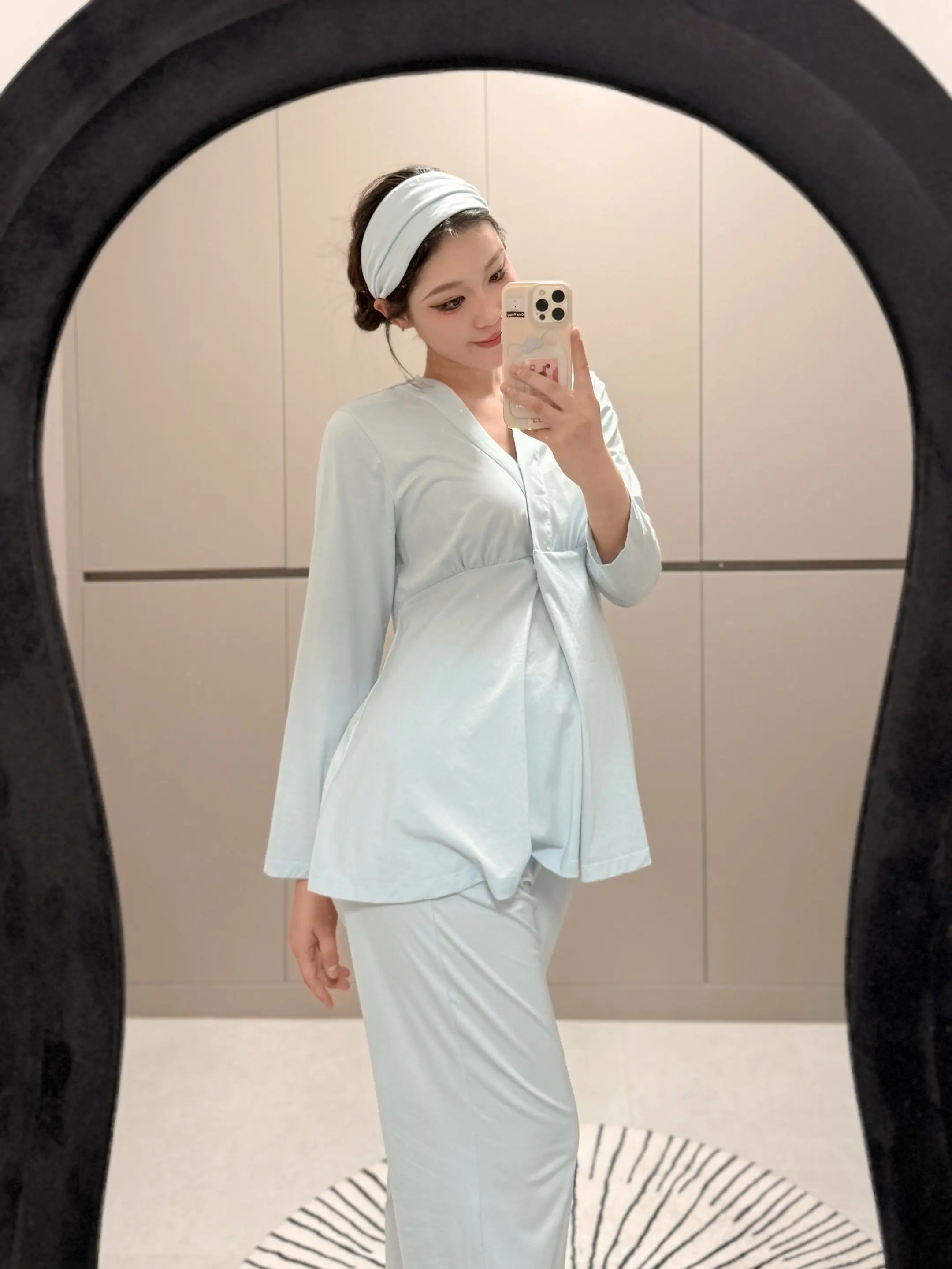 这个月肚子涨好快。