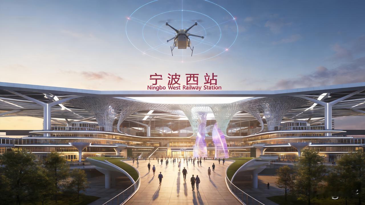 宁波王炸交通工程——宁波西站正式落地！这座斥资133.7亿、建筑面积68万平方米