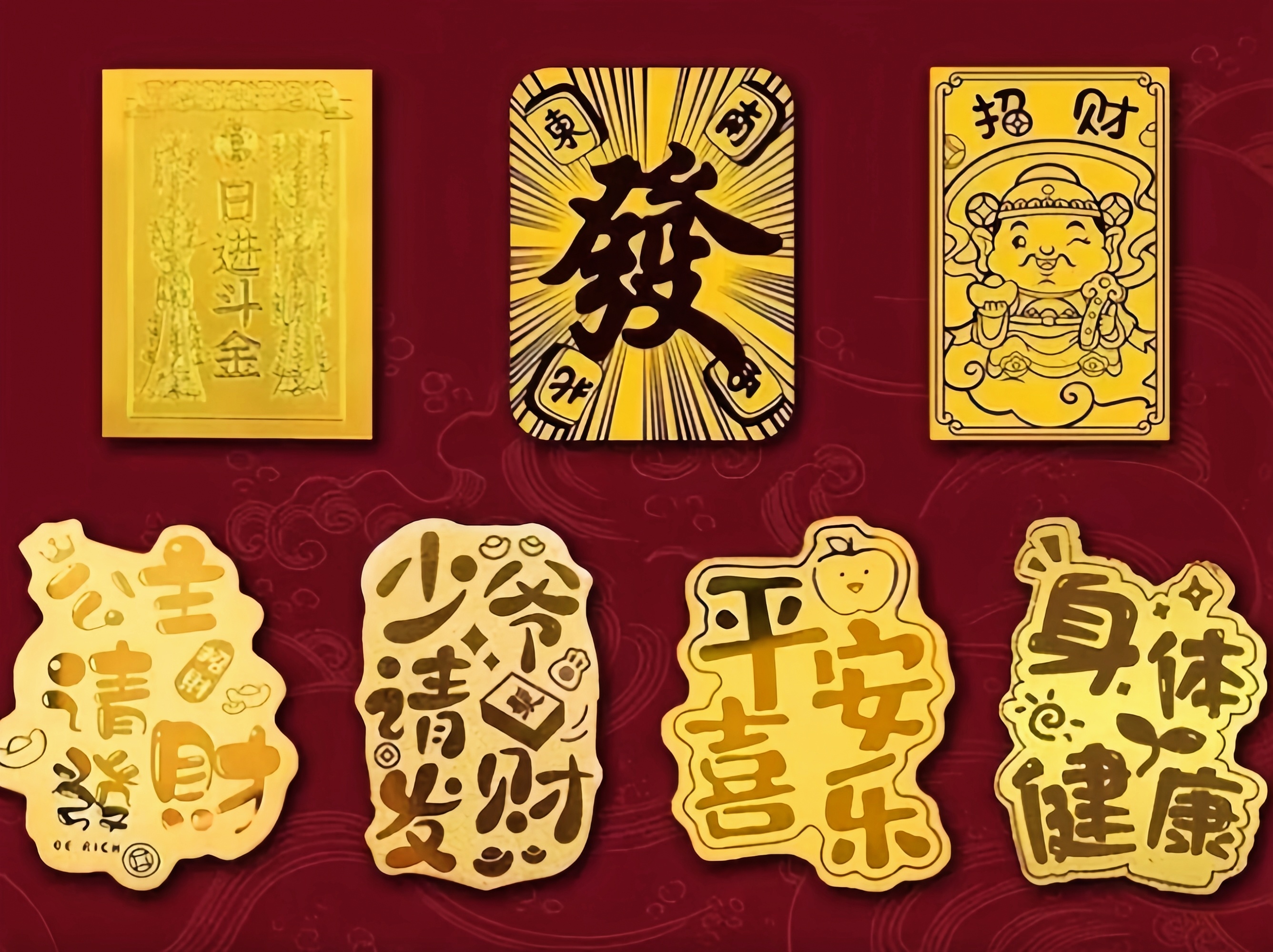 黄金手机贴 ​​​