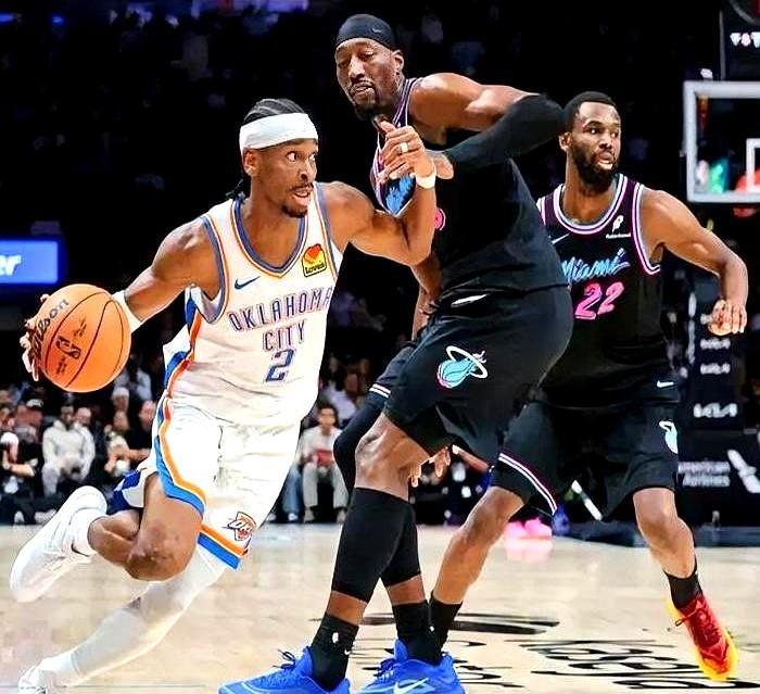 雷霆36胜8负，却输得比谁都惨
 
今天凌晨，热火烧到最后一秒，122-120把