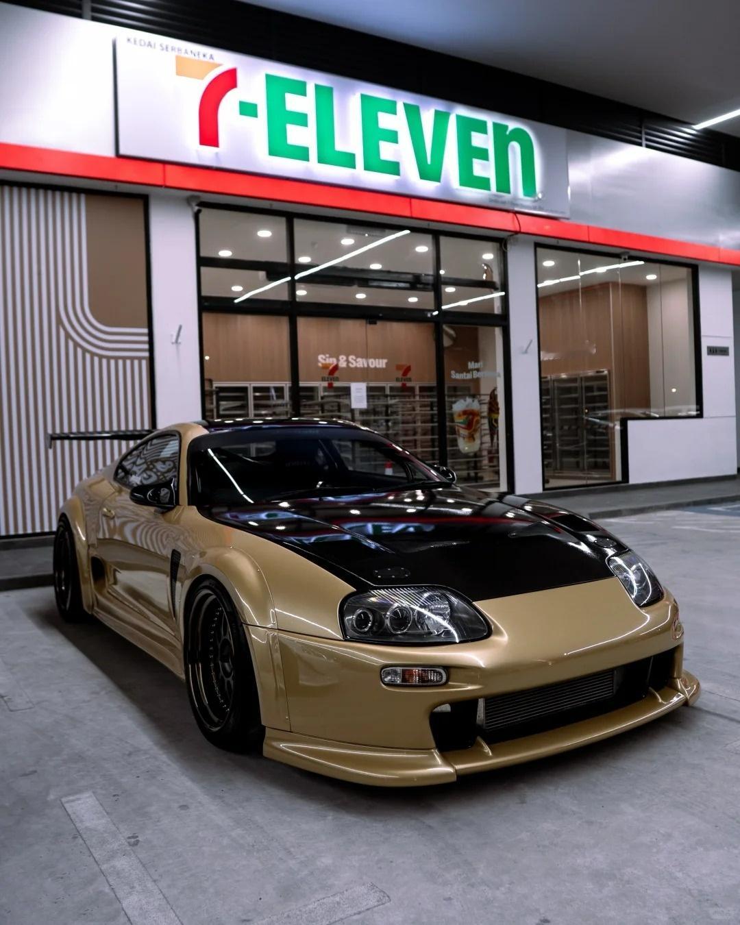 Toyota Supra MK4，jdm和各种便利店都很配车的新衣 ​​​