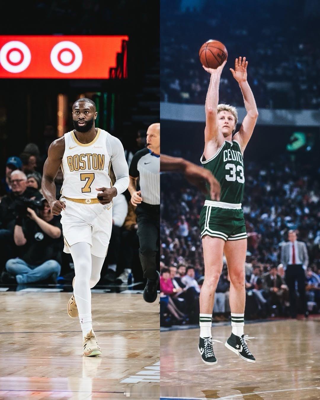 杰伦-布朗今天得到41分6篮板7助攻5抢断1盖帽💪🏾凯尔特人上一次出现40+