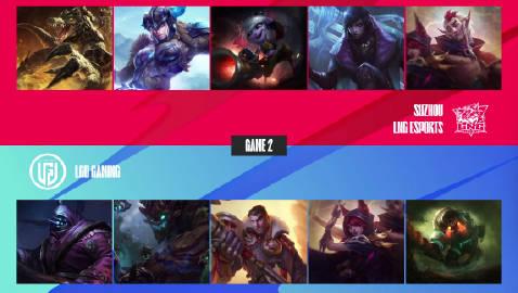  【LNG vs LGD 第二局】

MVP：Lpc（霞）
LNG这能被LGD翻