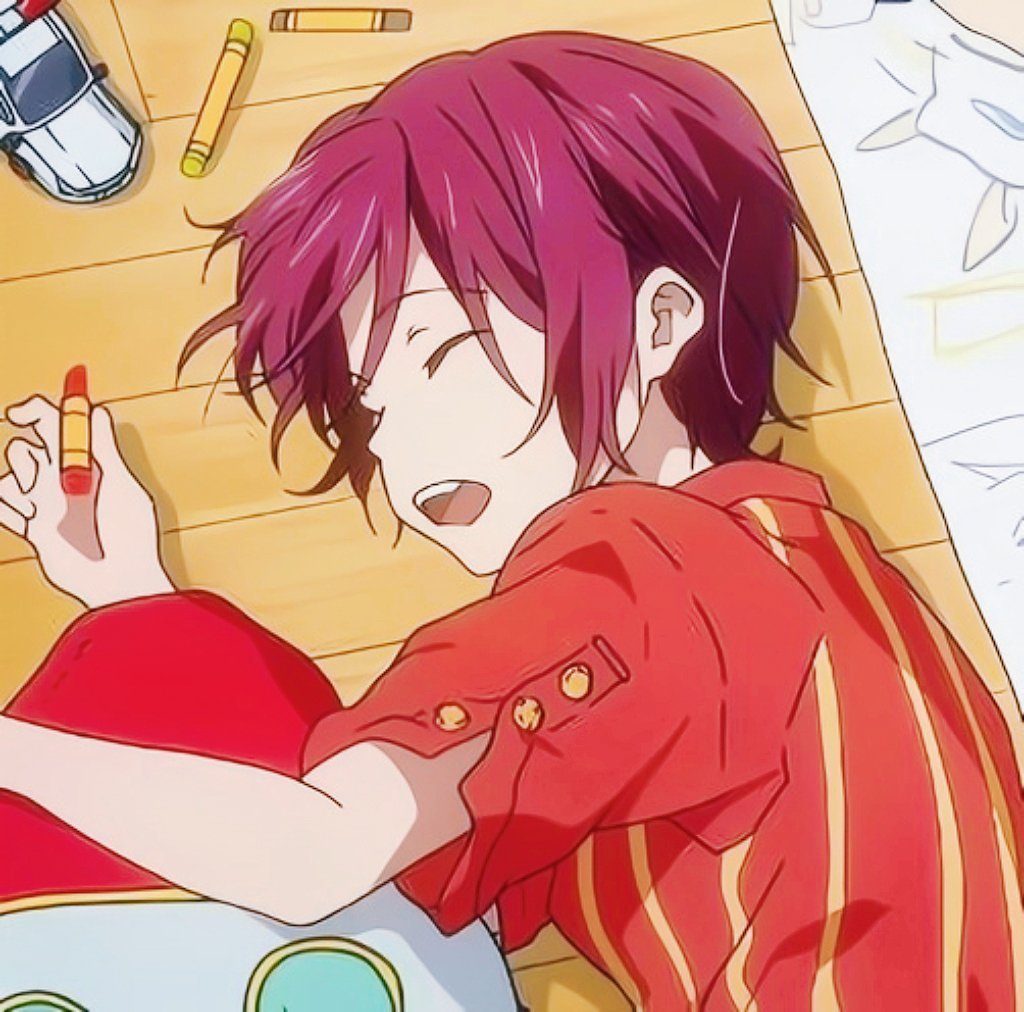 #free男子游泳部[超话]#🎨可爱五小只[哇]#动漫##free!##二次元