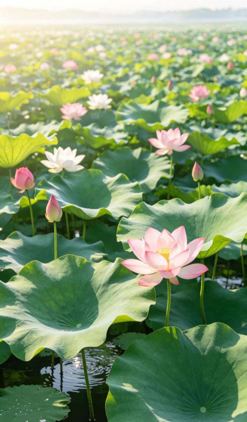 满目荷风，人间盛夏，所有热烈温柔的风景，都独属于这个浪漫的夏天。