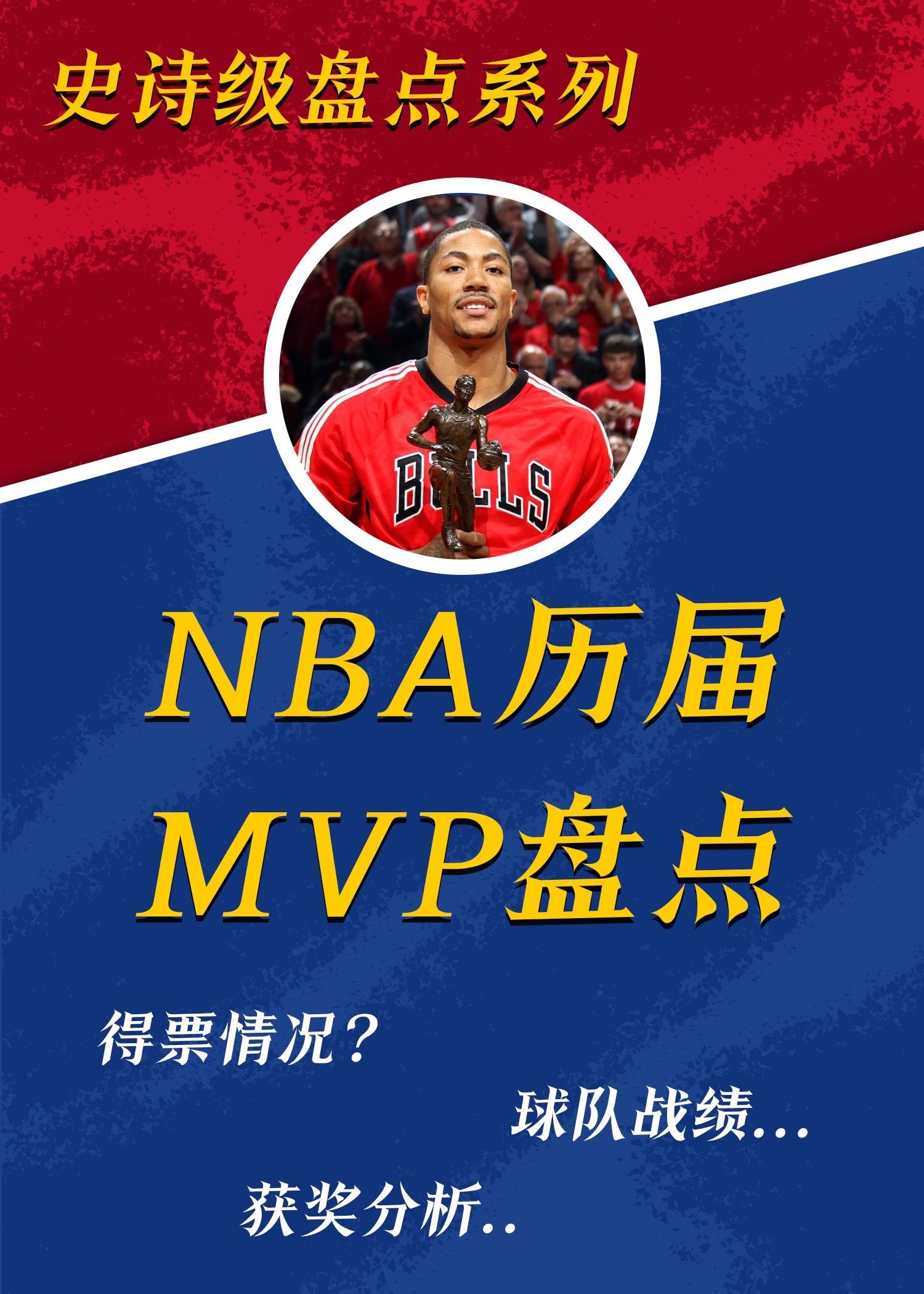 盘点NBA历届MVP.纠错重发！哪一届MVP最有悬念？
