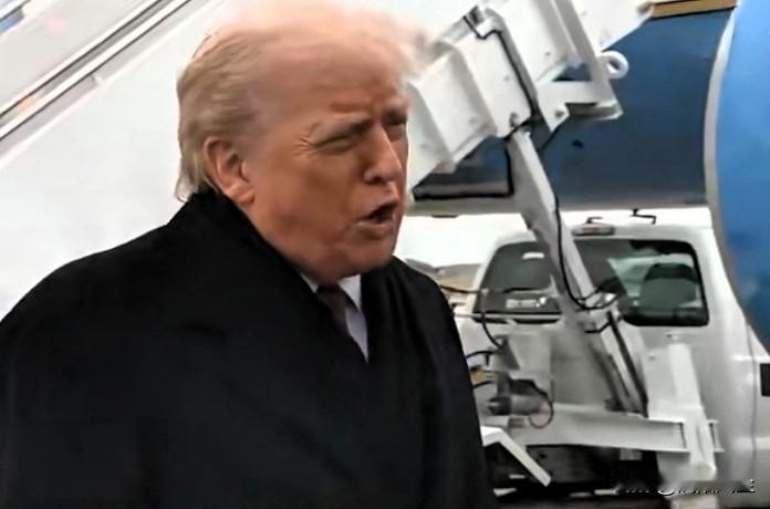 特朗普在叙利亚阵亡士兵遗体移交仪式后接受记者采访时谈委内瑞拉:“夺回土地、石油开