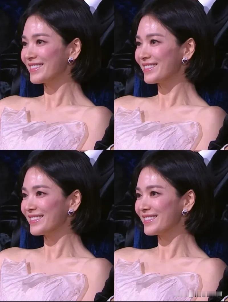 46届韩国青龙奖现场，宋慧乔闪过的镜头，美人终究还是美人，如今44岁的她，依旧美