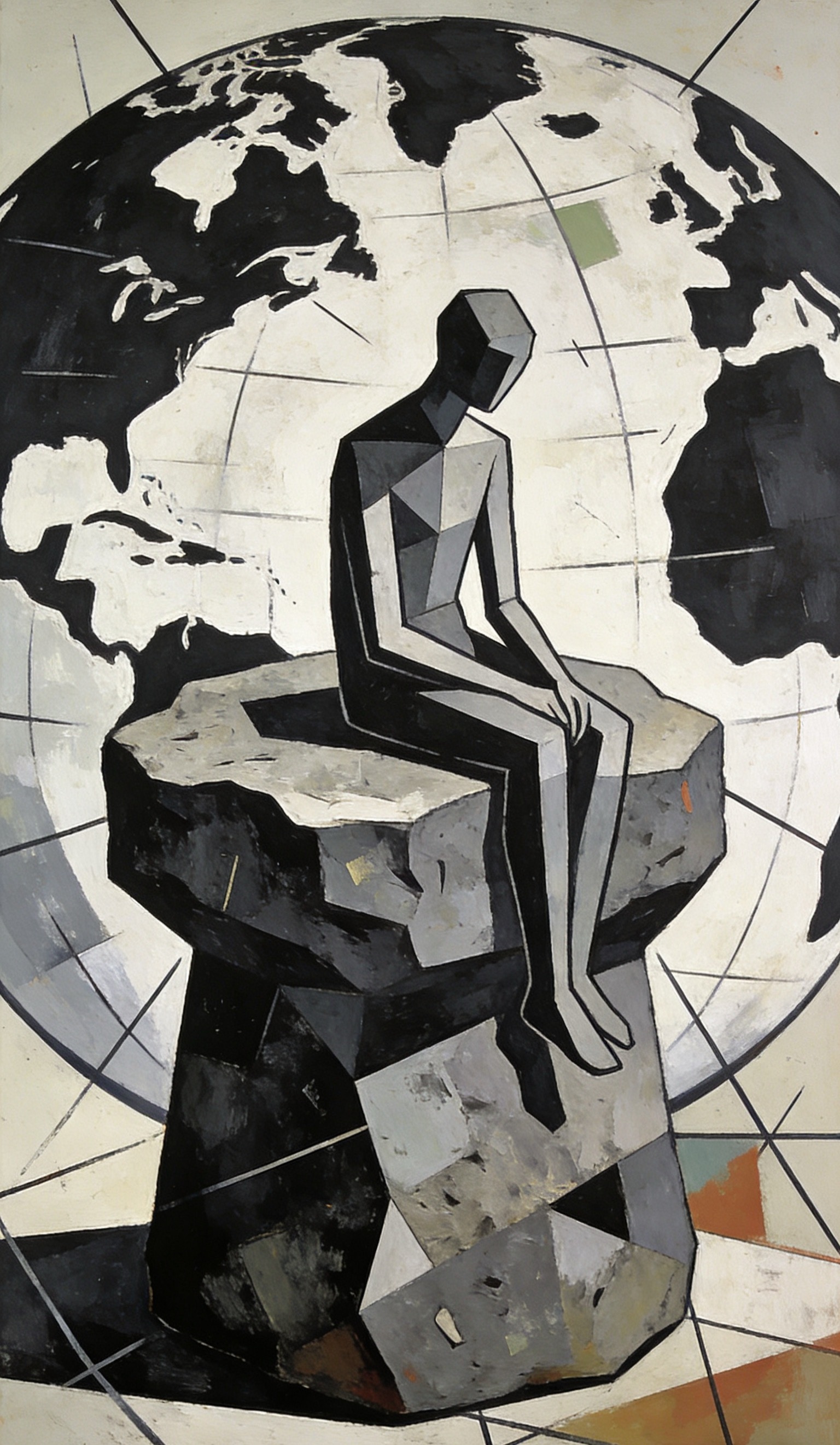 21世纪进入了属于他的夏季，整个地球变成一个大石墩子，我坐在上面却还是走不进生活