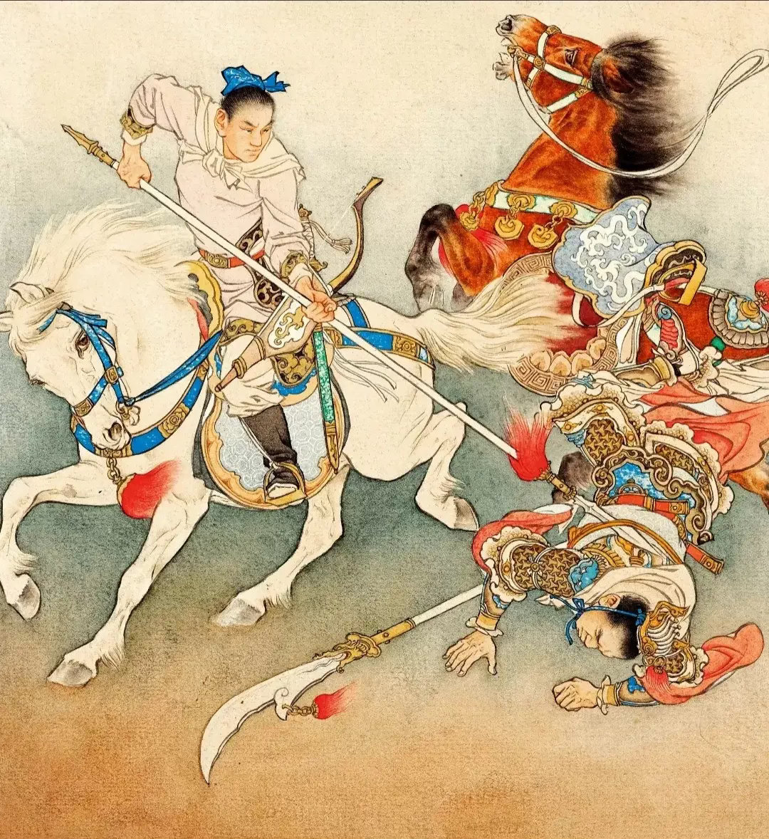 关公战秦琼？名著画画