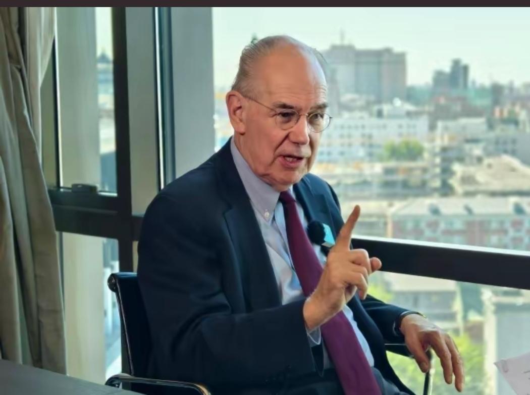 在美国的一档访谈节目中，美国国际关系学者米尔斯.海默接受采访时，谈到现在的美以伊