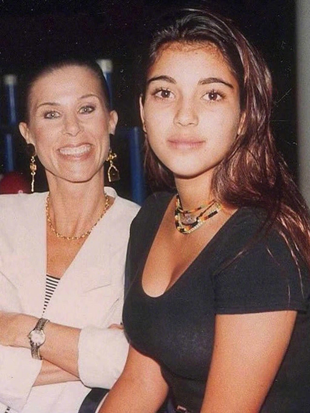 90年代时期的金-卡戴珊。 