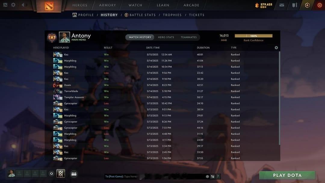 东南亚玩家JikroyMMR分数超过16000分dota2电子竞技DOTA2[超