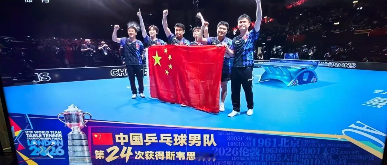 2026年伦敦世乒赛，国乒男女团强势出战、完美收官！
 
一路走来，一路被质疑，
