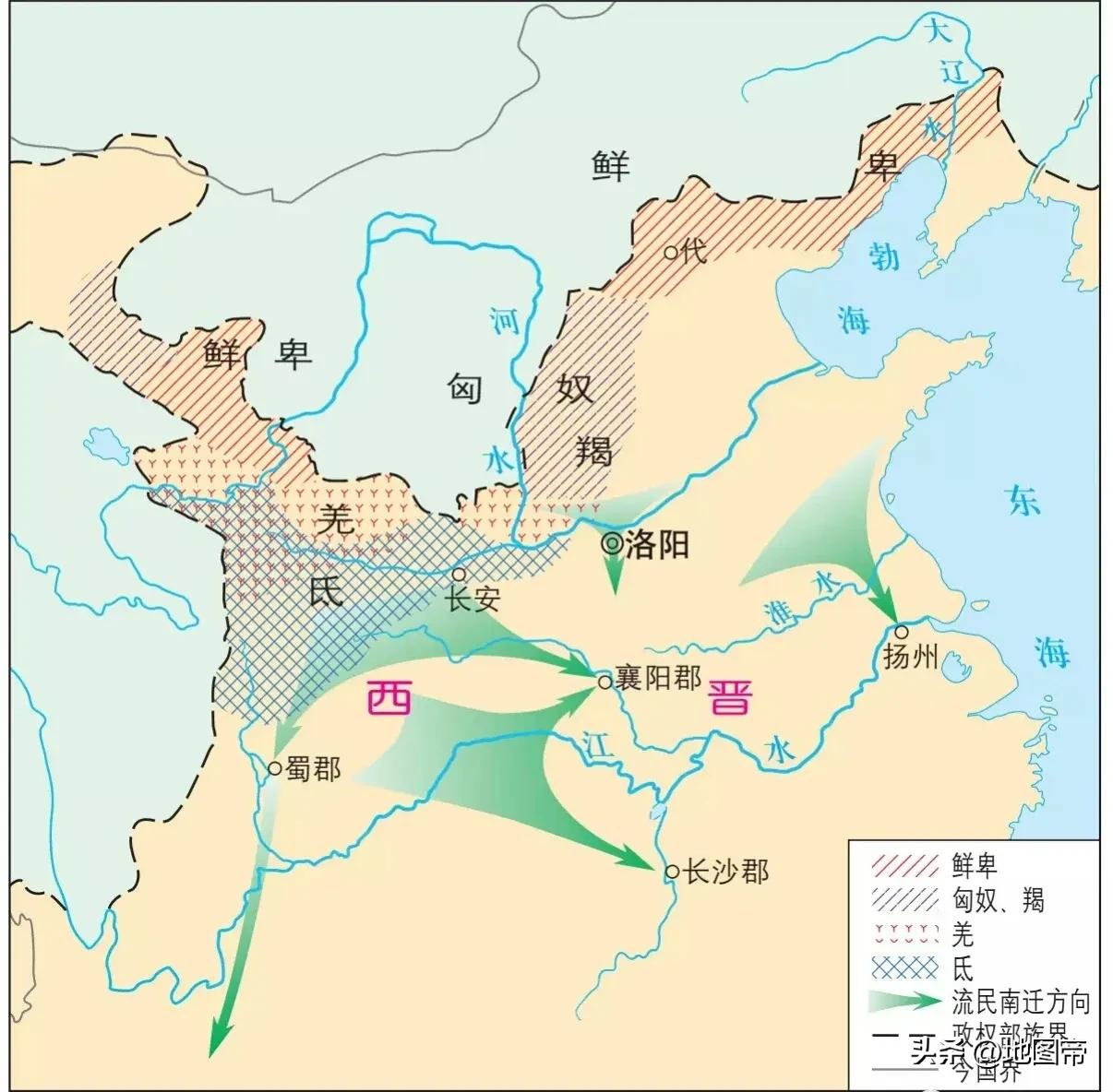 《五胡乱华——中华之殇》
五胡乱华，又称五胡入华，是指316年西晋灭亡到439年