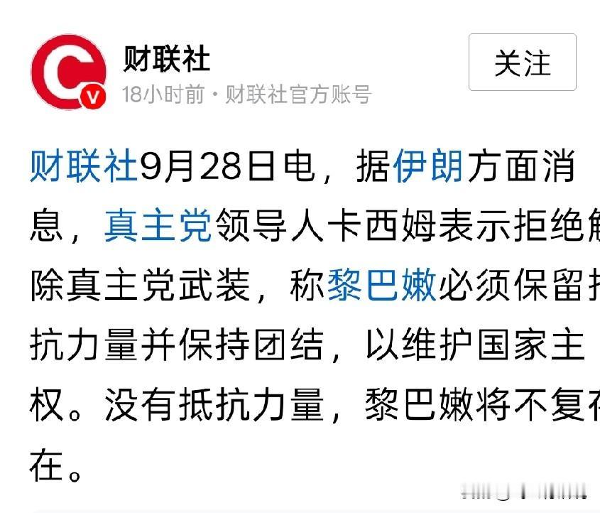 黎巴嫩是黎巴嫩国家，真主党是真主党派别
可以这么说黎巴嫩政府可以代表真主党，而不
