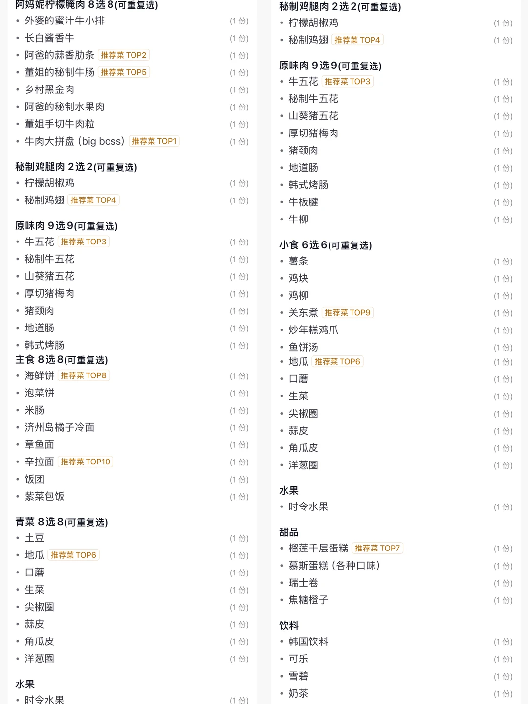 广州极品一人食自助！！！！
