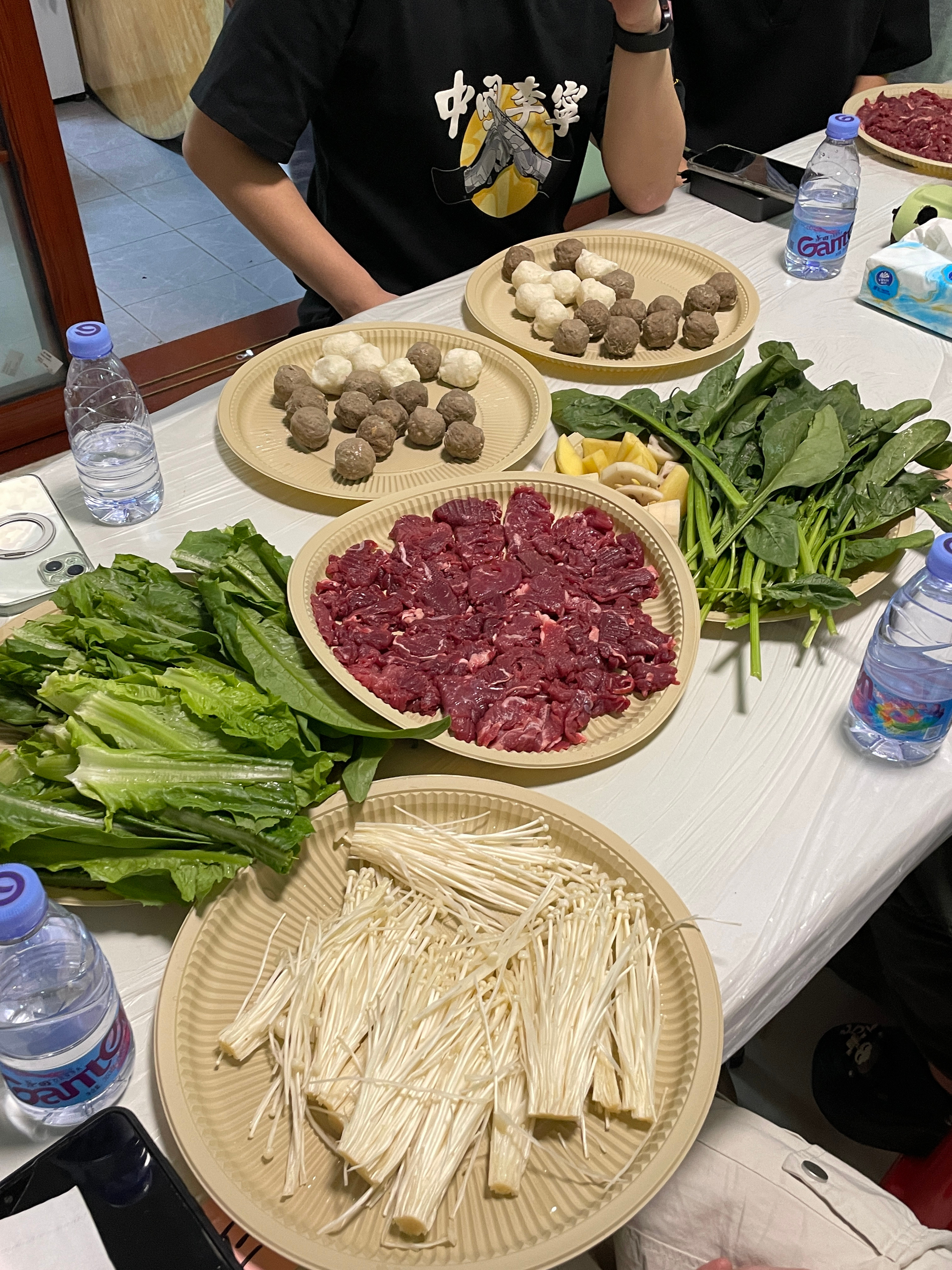 真材实料的牛肉火锅 