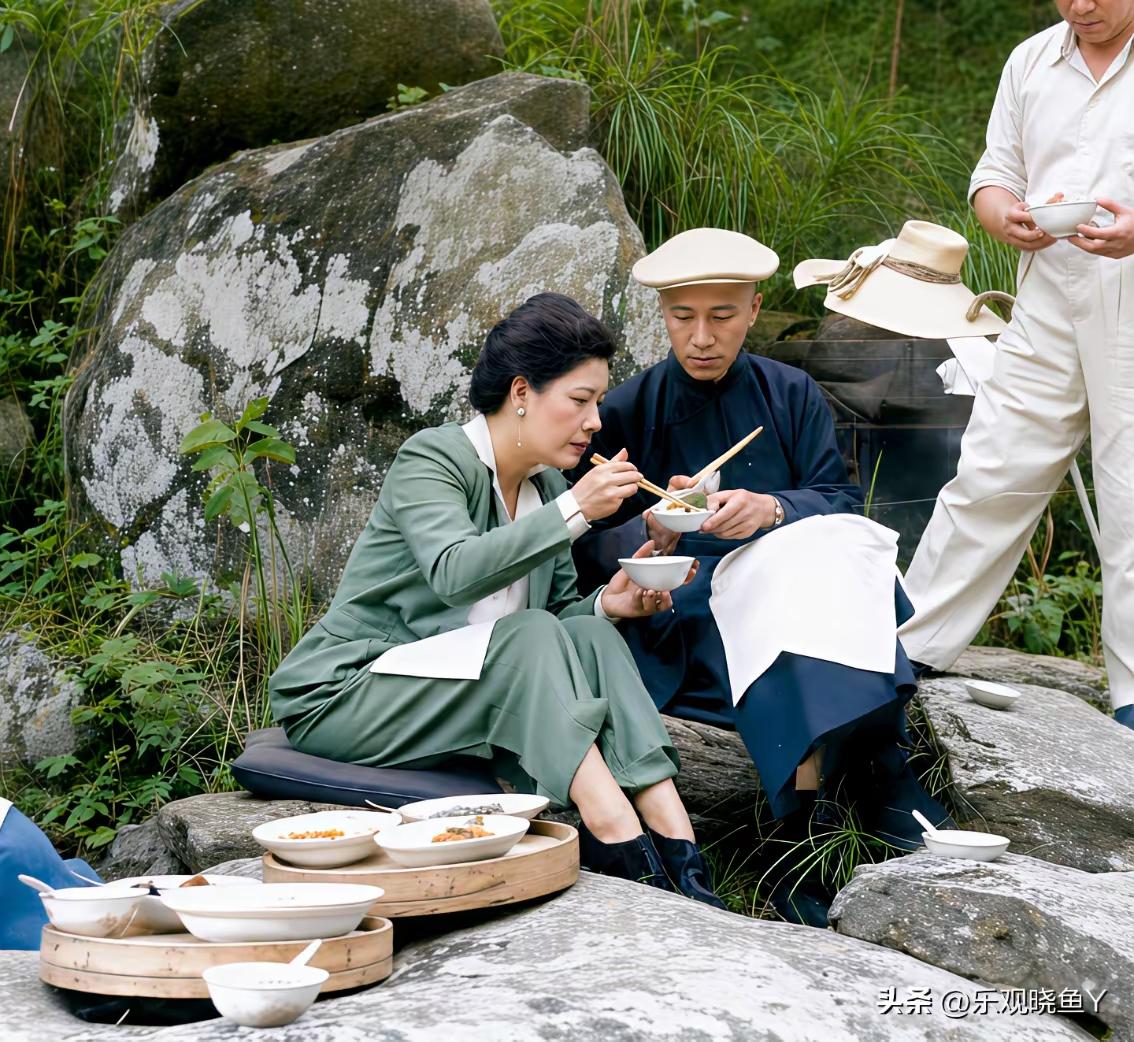 王铎：蒋氏夫妇在庐山野餐