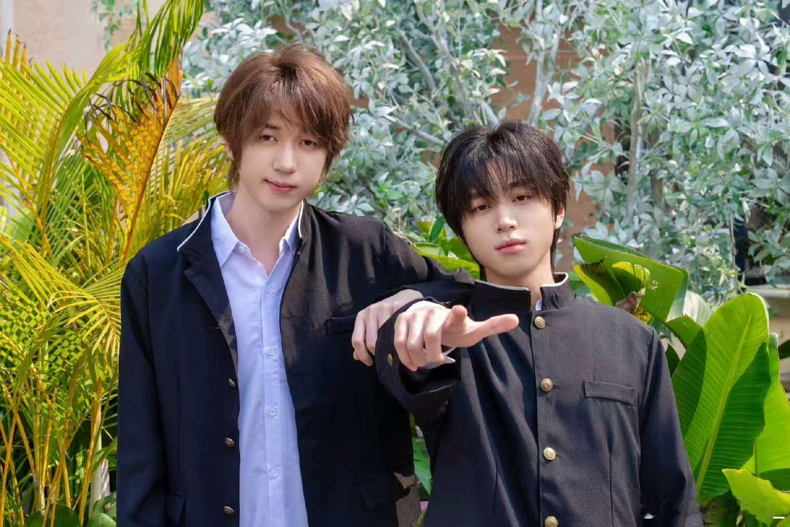 无言小落合照无言小落合影无言小落合影 好萌的两个人（cos前 
