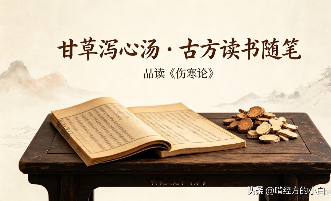 读《伤寒论》甘草泻心汤有感

闲暇翻览古籍，重读《伤寒论》，甘草泻心汤这一则古方