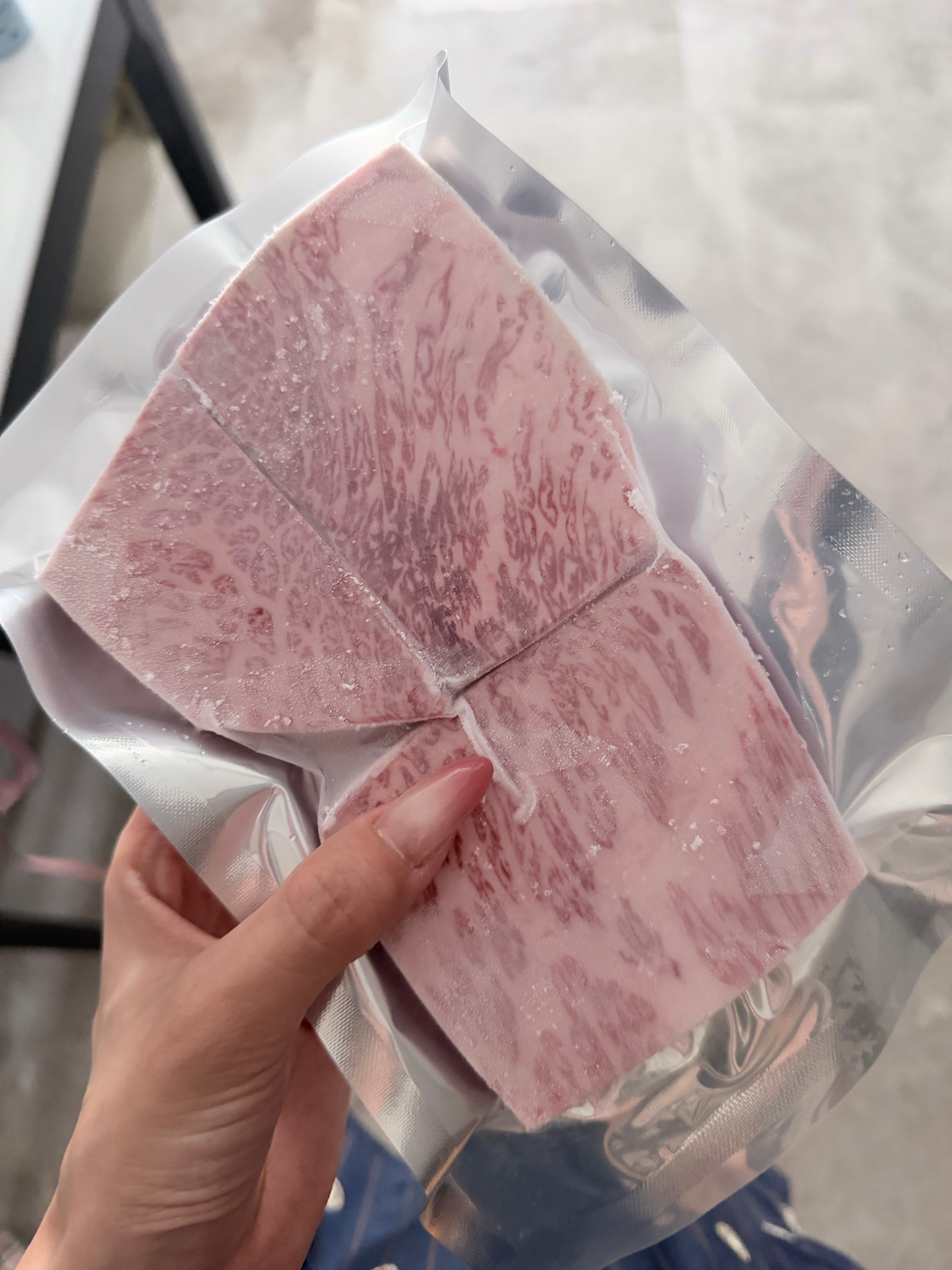 买的牛肉雪花好美嘿嘿 